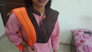 Desi fuck boyfriend on college time and college uniform sex