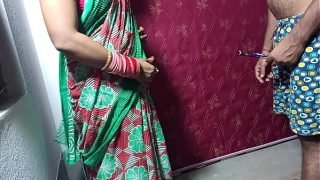 Indian hot girlfriend giving nice blowjob on live