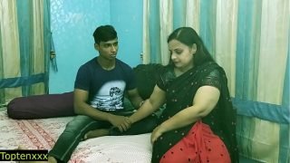 Indian teen boy fucking his sexy hot bhabhi secretly at home Best indian teen sex