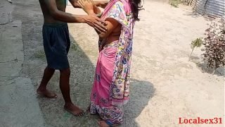 Pink Saree Beautiful Bengali Bhabi Sex In A Holi Tamil sex video